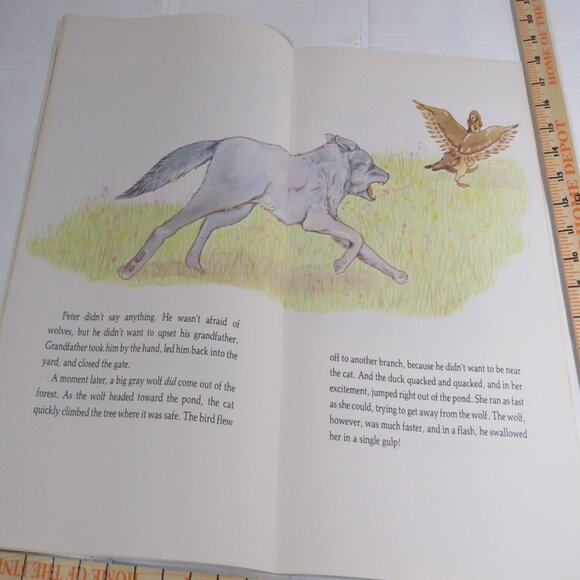 Peter and the Wolf BIG BOOK (almost 2 feet tall) Classroom Size - Picture 7 of 10
